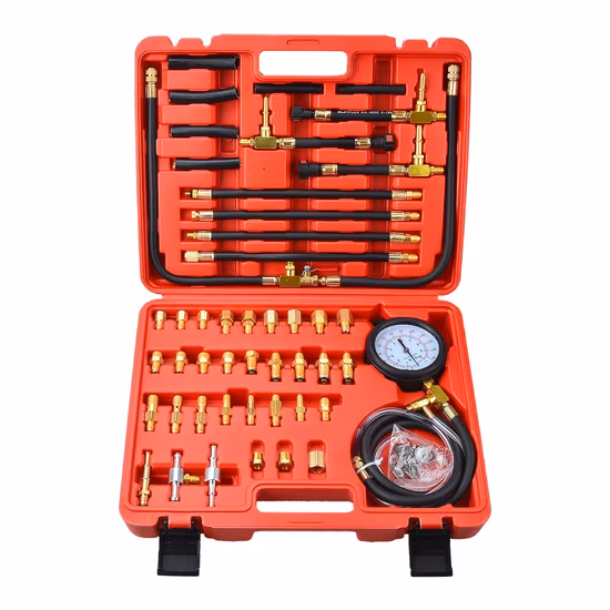 워크샵 도구 오토바이 압축 및 연료 압력 게이지 세트